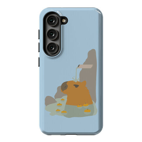 Capybara Hot Spring Phone Case